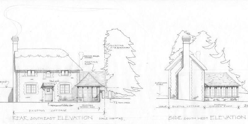 garden room extension project